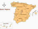 Blank Map Of Spain with Regions Regions Of Spain Map and Guide