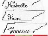 Blank Map Of Tennessee Tennessee Map Outline Typography Clipart Svg Eps by Scrapcobra