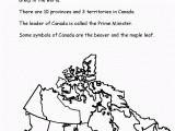 Blank Maps Of Canada for Labelling Canadian Activities Worksheets On Geography Country