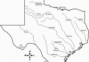 Blank Outline Map Of Texas Maps Of Texas Rivers Business Ideas 2013