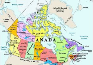 Blank Political Map Of Canada Map Of Canada with Capital Cities and Bodies Of Water thats Easy to