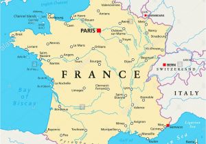 Blank Political Map Of France English Channel Map Stock Photos English Channel Map Stock