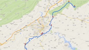 Blue Ridge Parkway north Carolina Map Blue Ridge Parkway Map Entry Points