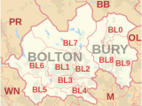 Bolton England Map Bl Postcode area Wikipedia
