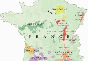 Bordeaux On Map Of France Wine Map Of France In 2019 Places France Map Wine