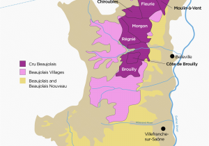 Bordeaux Region France Map the Secret to Finding Good Beaujolais Wine Vine Wonderful France