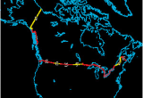 Border Of Canada and Usa Map Canada United States Border Wikipedia