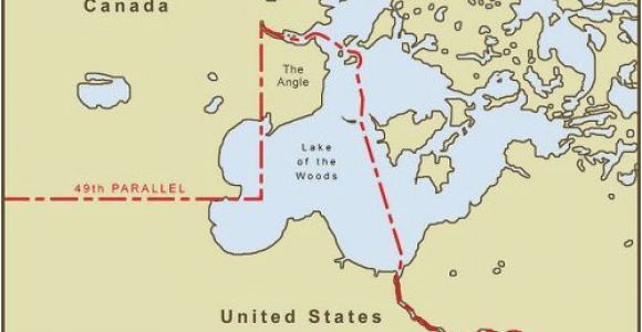 Boundary Waters Minnesota Map Minnesota S northwest Angle is Only Accessible by Land if You