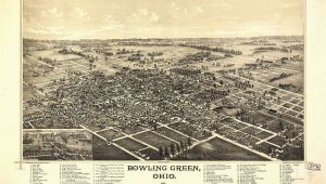 Bowling Green Ohio Map Ohio Vintage Panoramic Maps Collection On Cd Ebay