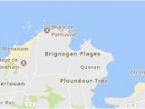 Brest France Map Brignogan Plage Frankreich tourismus In Brignogan Plage