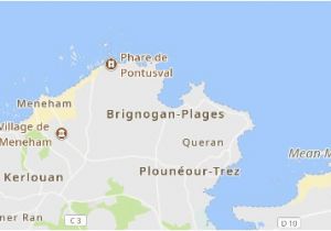 Brest France Map Brignogan Plage Frankreich tourismus In Brignogan Plage