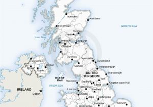 Bristol On A Map Of England Map Of United Kingdom Political Digital Vector Maps Map Vector