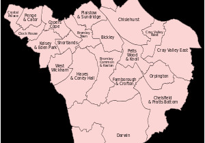Bromley England Map Bromley London Borough Council Elections Revolvy