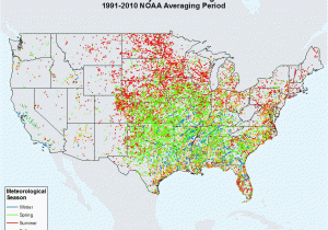 Bronson Springs Colorado Map Monthly tornado Averages by State and Region U S tornadoes