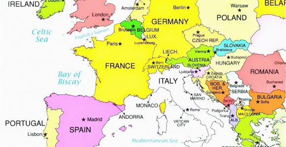 Brussels Map Of Europe 36 Intelligible Blank Map Of Europe and Mediterranean