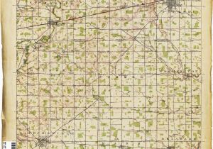 Bryan Ohio Map Ohio Historical topographic Maps Perry Castaa Eda Map Collection