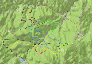Buffalo Creek Colorado Trail Map Buffalo Creek Mountain Biking Hiking Trail System topo Map Maps