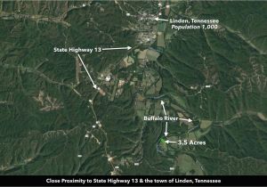 Buffalo River Tennessee Map 3 5 Acre Riverfront Wooded Land for Sale Near Nashville Tennessee