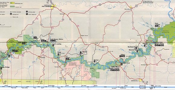 Buffalo River Tennessee Map Maps Of United States National Parks and Monuments