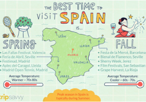 Bunol Spain Map the Best Time to Visit Spain