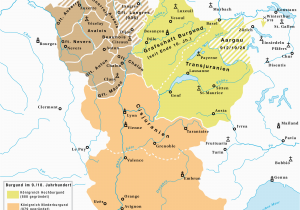Burgundy Region France Map Burgundische Geschichte Wikipedia