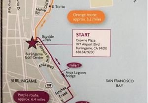 Burlingame California Map View Of Highway Noises Picture Of Crowne Plaza San Francisco