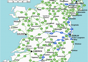 Cahir Ireland Map Ireland Road Map