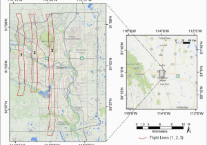 Calgary On Canada Map A Map Of the City Of Calgary Showing the Location Of the Three