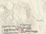 California 14ers Map Products Best Maps Ever