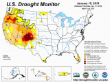 California Annual Rainfall Map U S Drought Monitor