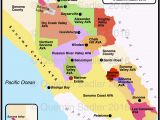 California Ava Map California Map Of Cities California Wine Appellation Map