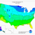 California Average Temperature Map Climate Prediction Center Monitoring and Data United States One