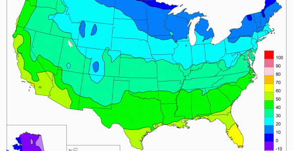 California Average Temperature Map Climate Prediction Center Monitoring and Data United States One