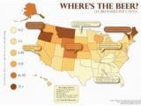 California Brewery Map More Breweries Less Beer Media Visualizations Beer Brewery