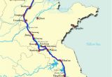 California Canals Map Grand Canal Of China Map Chinese Canals and Roadways Joined Rural