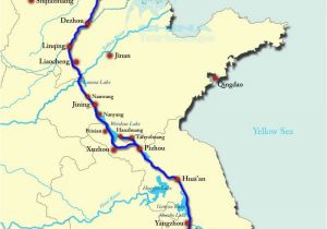 California Canals Map Grand Canal Of China Map Chinese Canals and Roadways Joined Rural