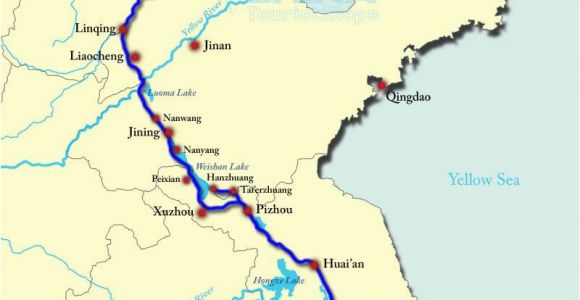 California Canals Map Grand Canal Of China Map Chinese Canals and Roadways Joined Rural