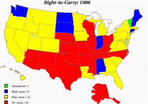 California Ccw Map Gif Of Right to Carry Laws 1986 2015 Go Ahead Make My Day