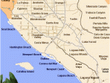 California City and County Map Guide to orange County Cities