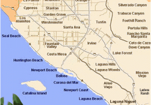 California City and County Map Guide to orange County Cities
