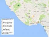 California Coast Campgrounds Map Santa Cruz Camping Places You Will Love to Stay