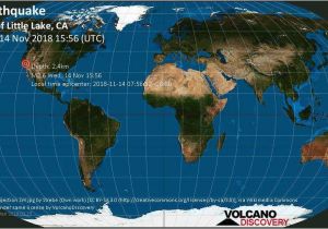 California Cost Map Earthquake Info M2 6 Earthquake On Wed 14 Nov 15 56 32 Utc