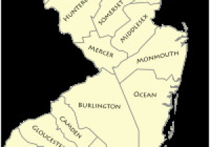 California County Map with Major Cities List Of Counties In New Jersey Wikipedia