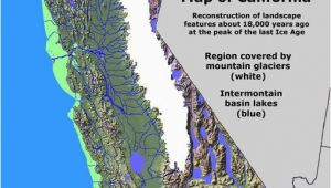 California Crops Map California Glaciation Ice Age Coastal Maps Pinterest