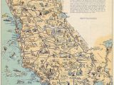 California Dams Map Whimsical Old Map Depicts California at A Time when Hollywood Was A