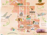 California Deserts Map Map Of the Best Los Angeles Instagram Spots Palm Springs Palm
