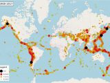 California Earthquake Epicenter Map Lists Of Earthquakes Reference California Earthquake Risk Map