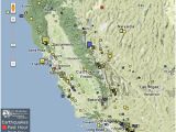 California Earthquake Map Real Time Earthquake and Hazard Resources