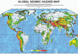 California Earthquake Map Risk Major Earthquake Zones Worldwide