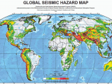 California Earthquake Map Risk Major Earthquake Zones Worldwide